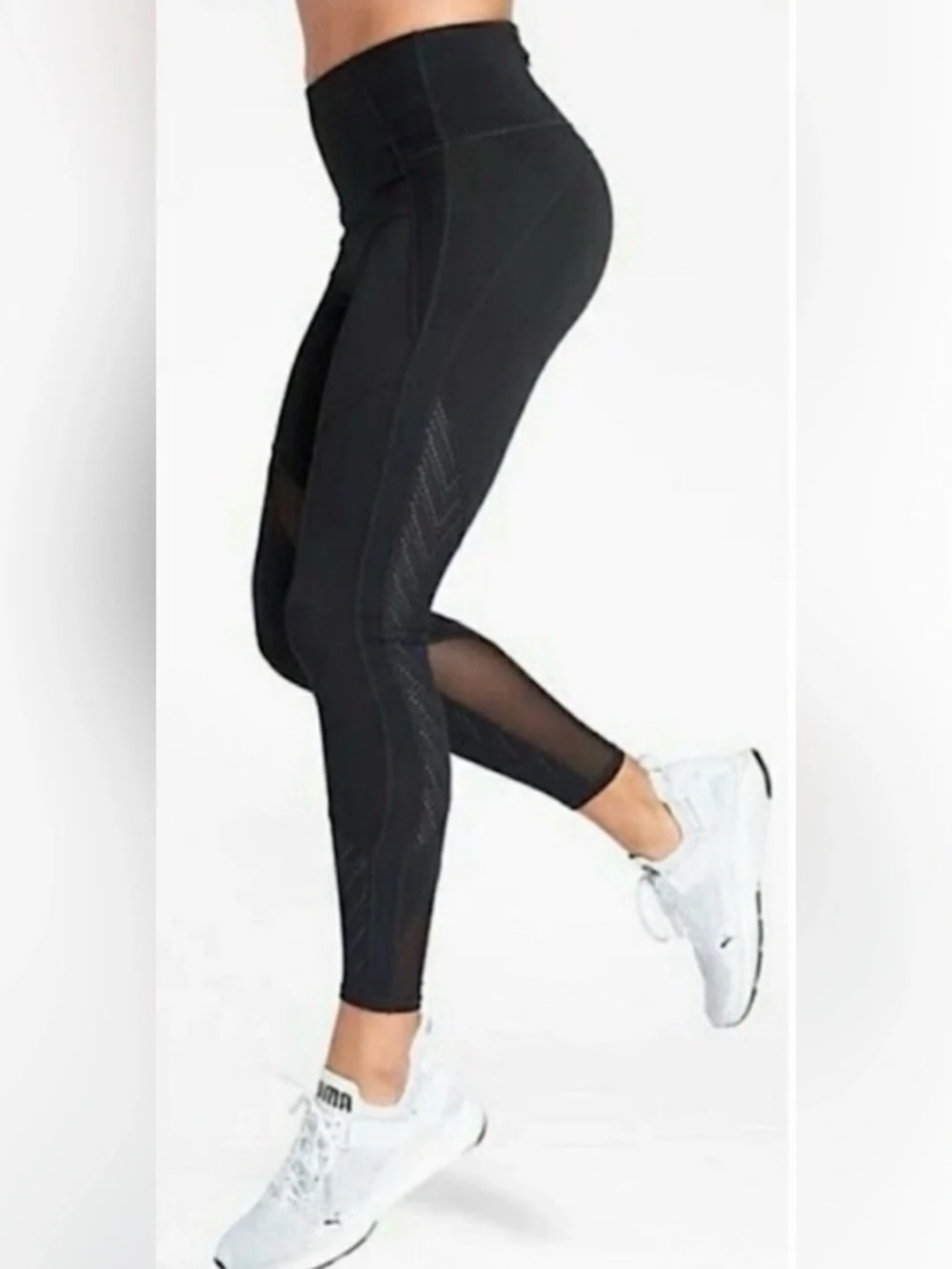 Athleta High Rise Precision 7/8 Tight Legging Black Medium - Picture 2 of 12